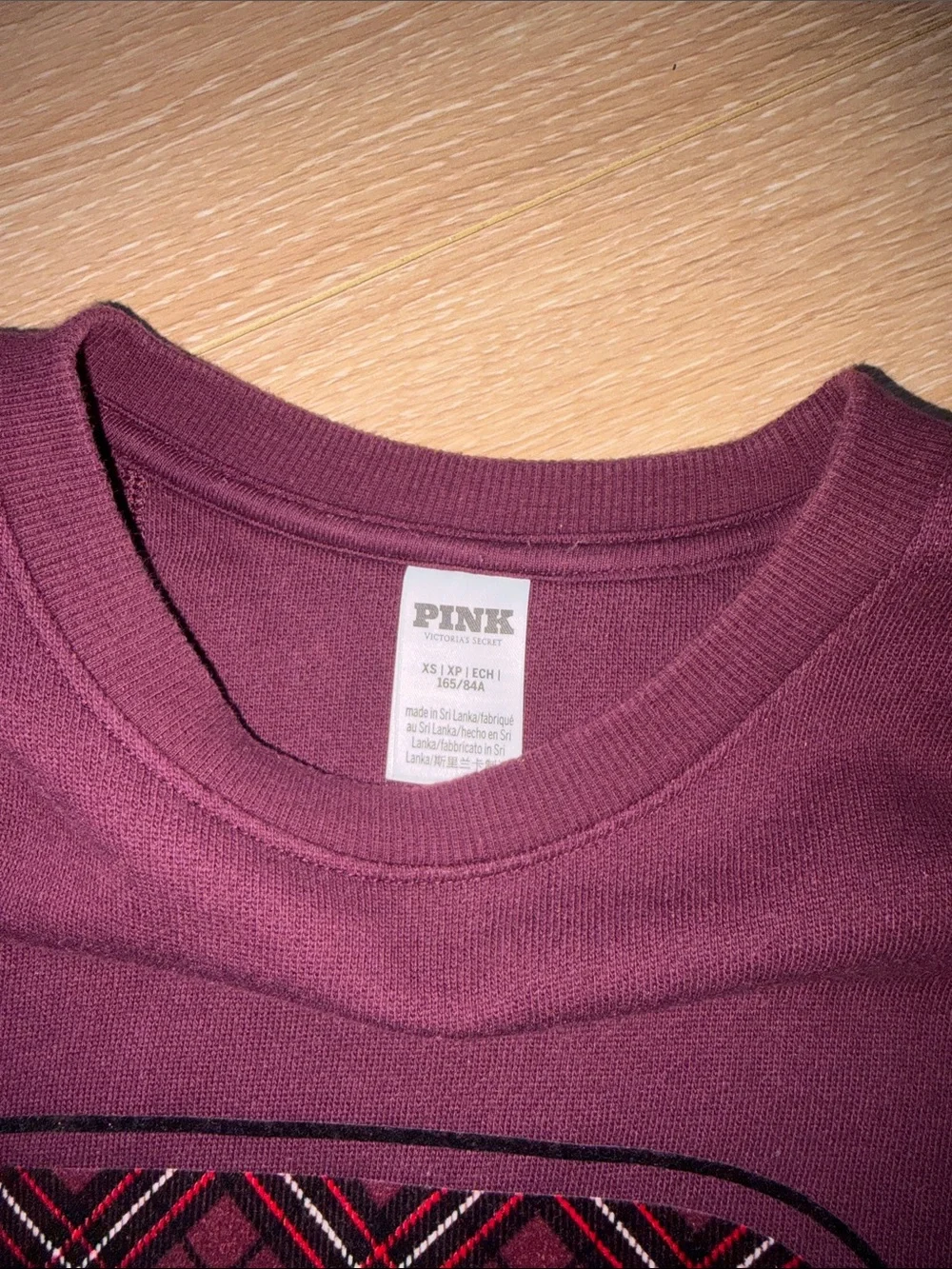 Set of Two PINK Sweatshirt & Jogger Sets - Black and Plum - Picture 3 of 10